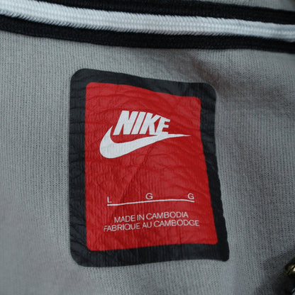 Nike Men's Grey Full Zip Hoodie L Regular Fit Sportswear
