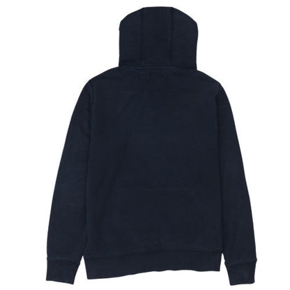 Tommy Hilfiger Men's Blue Pullover Hoodie L Embroidered Logo