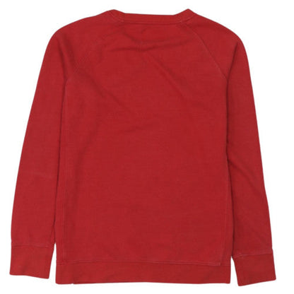 Champion Women's Red Crew Neck Pullover Sweatshirt Size M