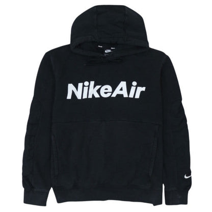 Nike Air Men's Black Pullover Hoodie L Fleece Sportswear Logo