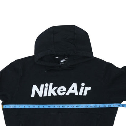 Nike Air Men's Black Pullover Hoodie L Fleece Sportswear Logo