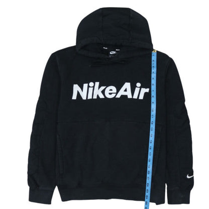 Nike Air Men's Black Pullover Hoodie L Fleece Sportswear Logo