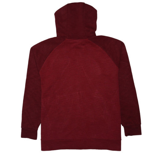 Nike Mens Red Full Zip Hoodie XL Lightweight Jersey Sweat Top