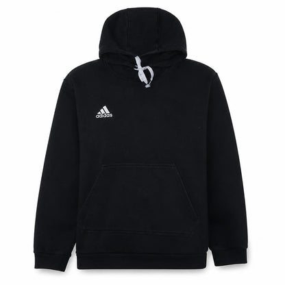 Adidas Mens Black Pullover Hoodie Size L Fleece Sportswear