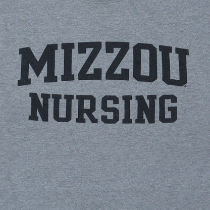 Champion Men's Grey XL Mizzou Nursing Graphic T-Shirt