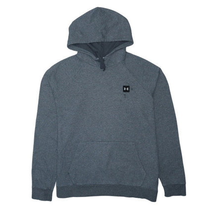 Under Armour Mens Grey Pullover Hoodie Size L Fleece Sweatshirt