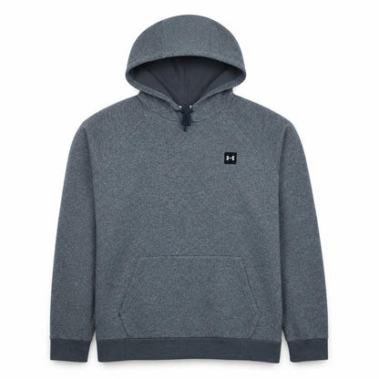Under Armour Mens Grey Pullover Hoodie Size L Fleece Sweatshirt