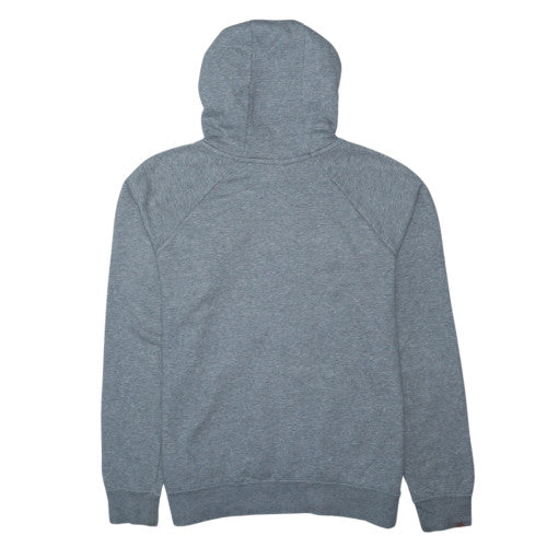 Nike Womens Grey Pullover Hoodie Medium Cotton Blend Casual