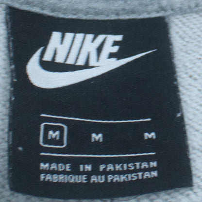 Nike Womens Grey Pullover Hoodie Medium Cotton Blend Casual