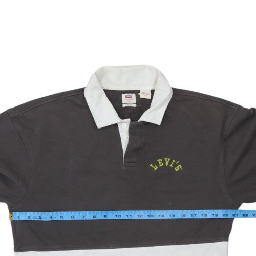 Levi's Men's Multicoloured Long Sleeve Relaxed Polo Shirt Size S
