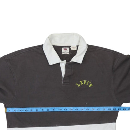 Levi's Men's Multicoloured Long Sleeve Relaxed Polo Shirt Size S