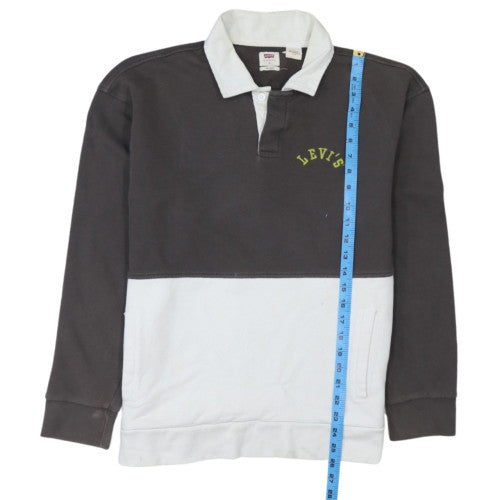 Levi's Men's Multicoloured Long Sleeve Relaxed Polo Shirt Size S