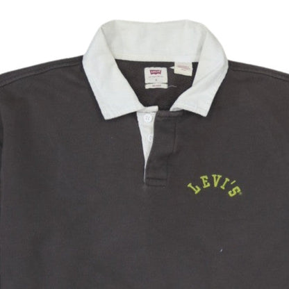 Levi's Men's Multicoloured Long Sleeve Relaxed Polo Shirt Size S