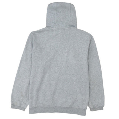 Nike Men's Grey 2XL Pullover Hoodie with Blue Logo