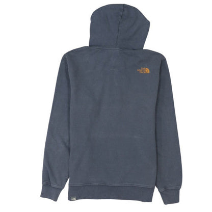 The North Face Men's Blue Pullover Hoodie Size M Cotton Fleece