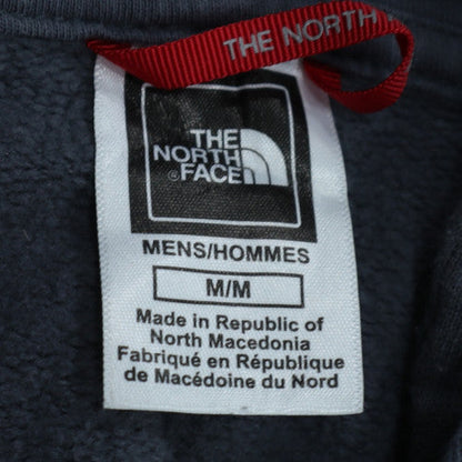 The North Face Men's Blue Pullover Hoodie Size M Cotton Fleece