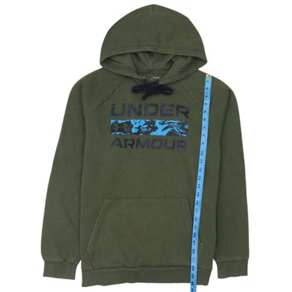 Under Armour Men's Green Pullover Hoodie Size M Relaxed Fit
