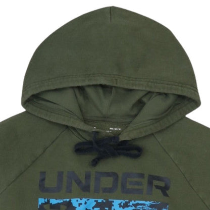 Under Armour Men's Green Pullover Hoodie Size M Relaxed Fit