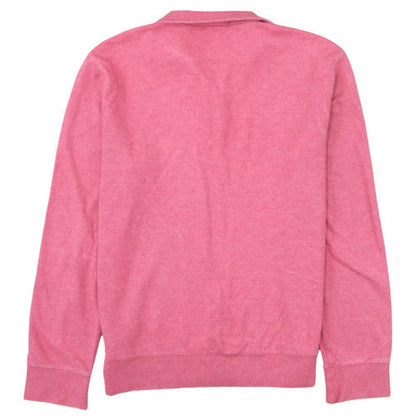 Polo Ralph Lauren Men's Pink 1/2 Zip Cotton Blend Sweatshirt M