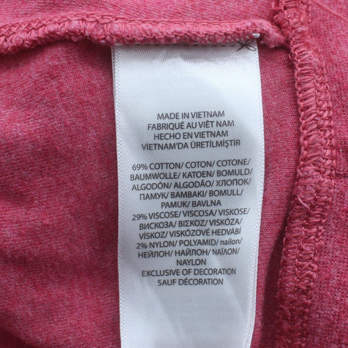 Polo Ralph Lauren Men's Pink 1/2 Zip Cotton Blend Sweatshirt M