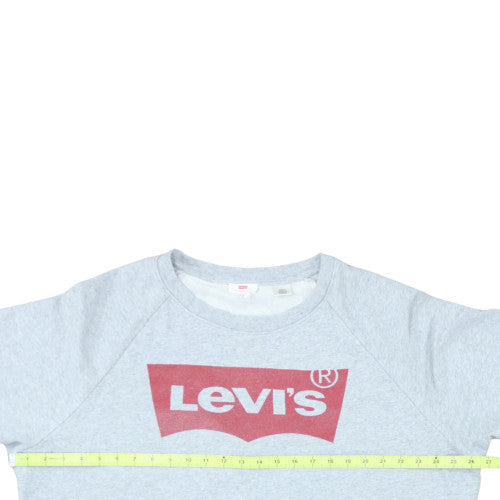Levi's Mens Grey XL Crew Neck Pullover Sweatshirt