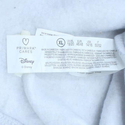 Disney Primark Women White Stitch Graphic Pullover Sweatshirt XL