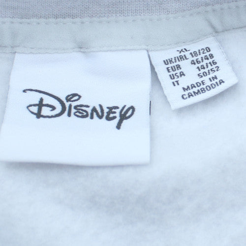 Disney Primark Women White Stitch Graphic Pullover Sweatshirt XL