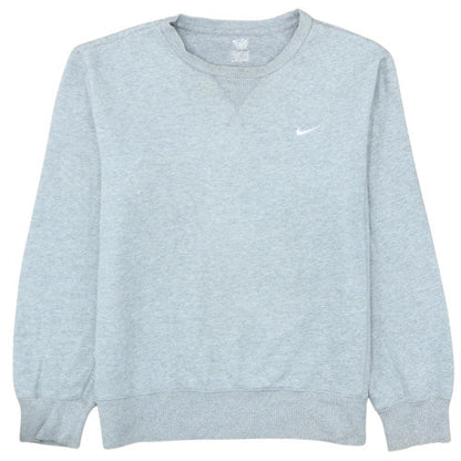 Nike Men's Grey Crew Neck Pullover Sweatshirt Size M