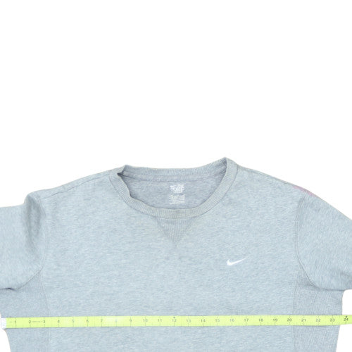Nike Men's Grey Crew Neck Pullover Sweatshirt Size M