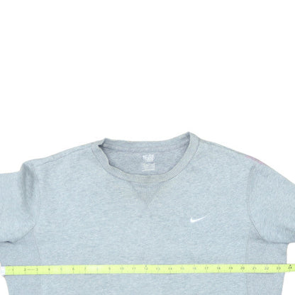Nike Men's Grey Crew Neck Pullover Sweatshirt Size M