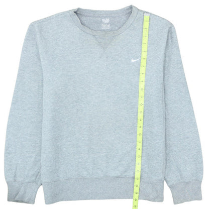 Nike Men's Grey Crew Neck Pullover Sweatshirt Size M