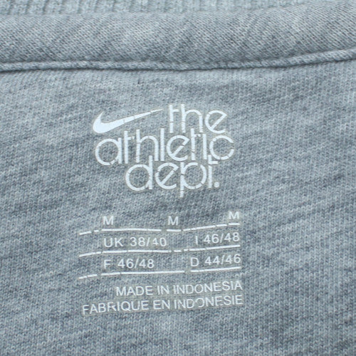 Nike Men's Grey Crew Neck Pullover Sweatshirt Size M