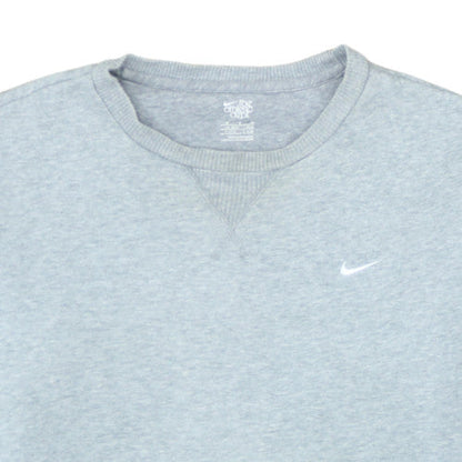 Nike Men's Grey Crew Neck Pullover Sweatshirt Size M