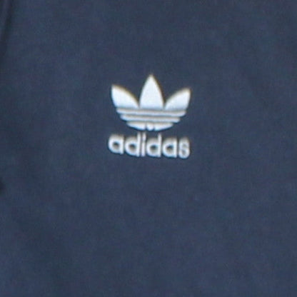Adidas Women’s Navy Blue Full Zip Hoodie Size 12 Hooded Sweatshirt