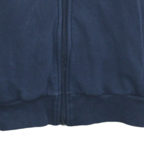 Adidas Women’s Navy Blue Full Zip Hoodie Size 12 Hooded Sweatshirt