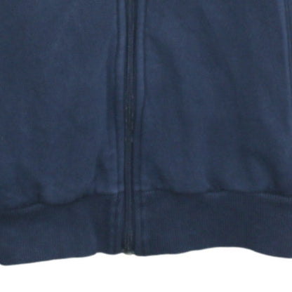 Adidas Women’s Navy Blue Full Zip Hoodie Size 12 Hooded Sweatshirt