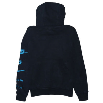 Nike Mens Black Pullover Hoodie S Graphic Logo Sports Fleece