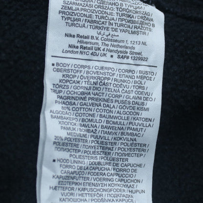 Nike Mens Black Pullover Hoodie S Graphic Logo Sports Fleece