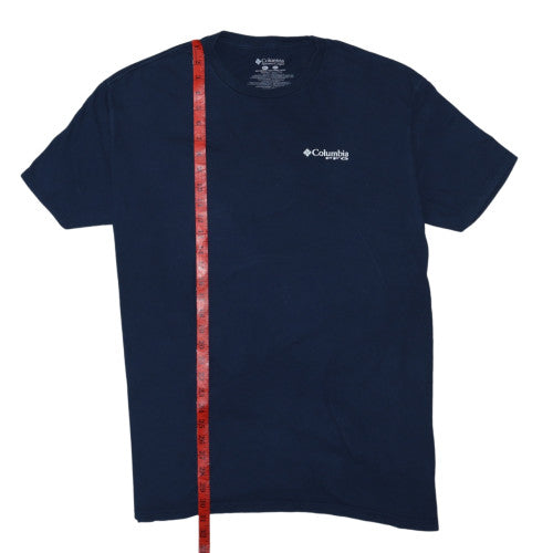 Columbia Mens Blue 2XL PFG Graphic Fishing T-Shirt