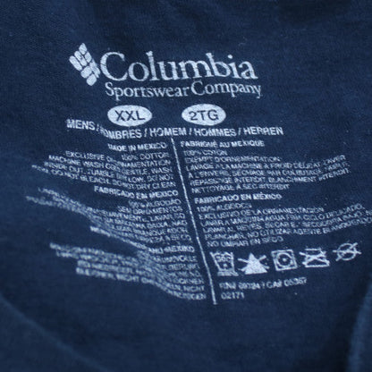 Columbia Mens Blue 2XL PFG Graphic Fishing T-Shirt