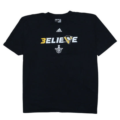 Adidas Men's Black 3XL Sports Graphic T-Shirt Stanley Cup 2018