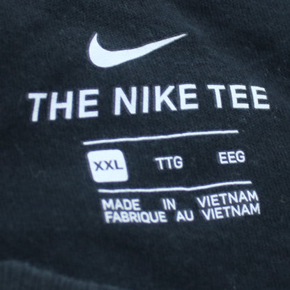 Nike Men's Black 2XL Cotton Crew Neck Short Sleeve T-Shirt