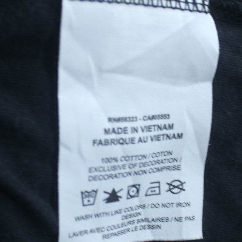 Nike Men's Black 2XL Cotton Crew Neck Short Sleeve T-Shirt