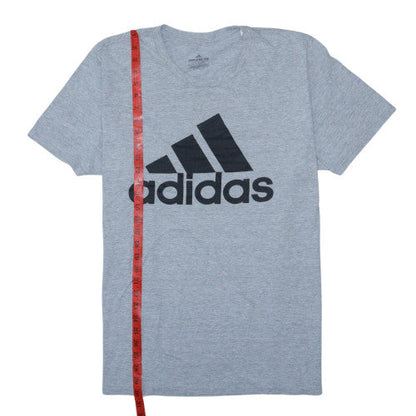 Adidas Mens Grey 2XL Amplifier Sports Logo T-Shirt