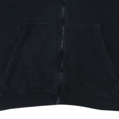 Nike Men's Black XL Full Zip Hoodie with Logo