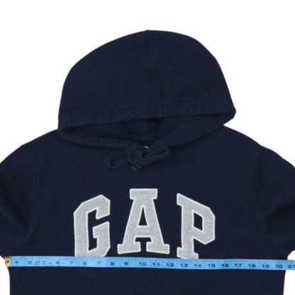 GAP Womens Navy Blue Pullover Hoodie Small Cotton Blend