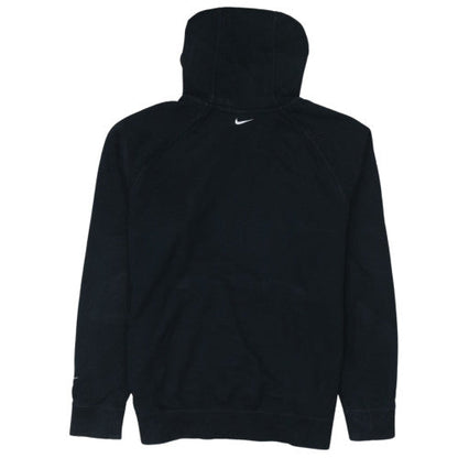 Nike Men’s Black Pullover Hoodie L Logo Graphic Fleece Sweatshirt