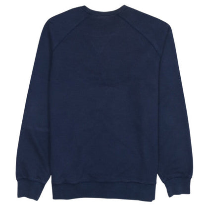 Carhartt Men's Blue Crew Neck Pullover Sweatshirt Size L