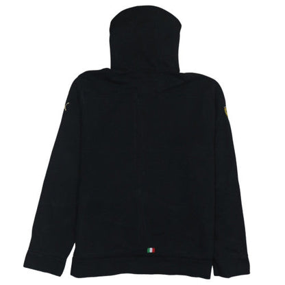 Puma Ferrari Men’s Black Full Zip Hoodie L Graphic Motorsport