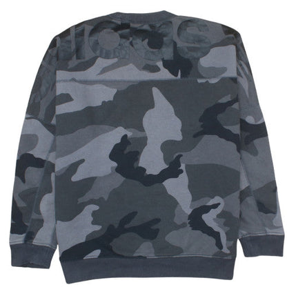 adidas Men's Grey Camouflage Pullover Sweatshirt Size M